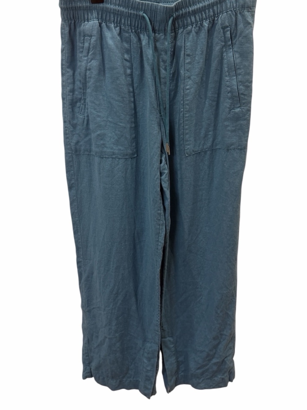 Athleta Women’s Teal Retreat Linen Wide Leg Pants Size 4